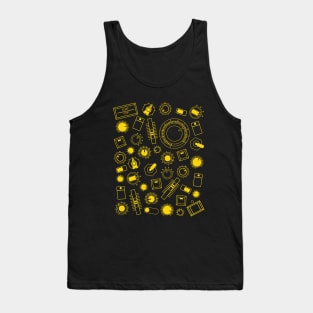 Vintage Analogue Synthesizer Controls Tank Top